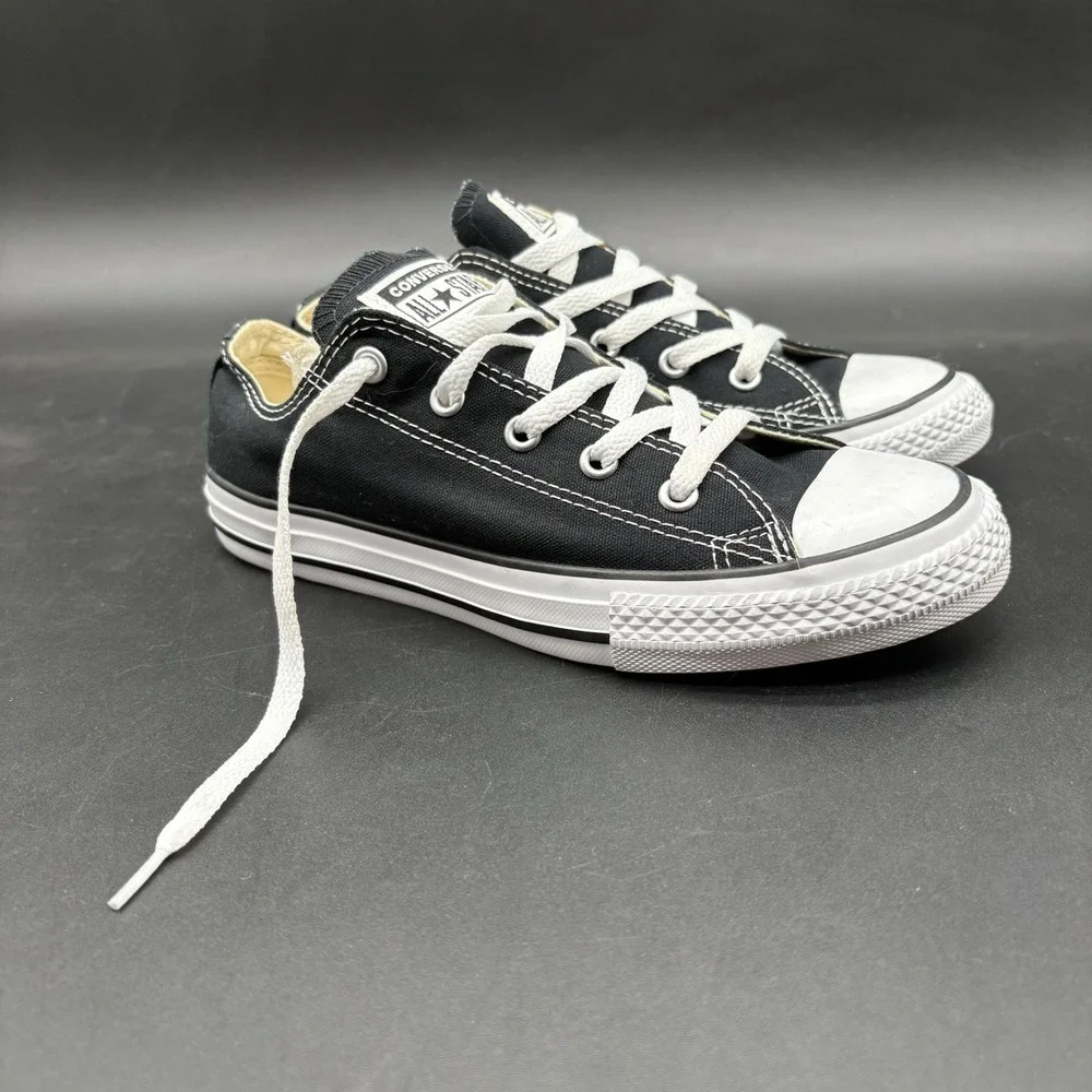 Converse Chuck Taylor All Star Low‎ Black Youth Size 3Y Shoes 3J235